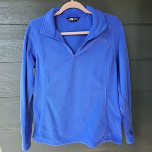 The North Face Vibrant Blue Quarter-Zip Fleece
